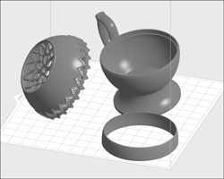 Screenshot of 3d model print